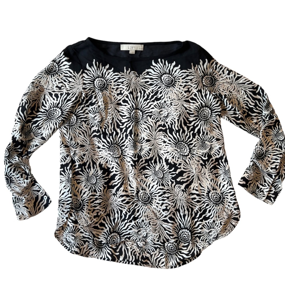 Ann Taylor Loft Blouse Petite Small